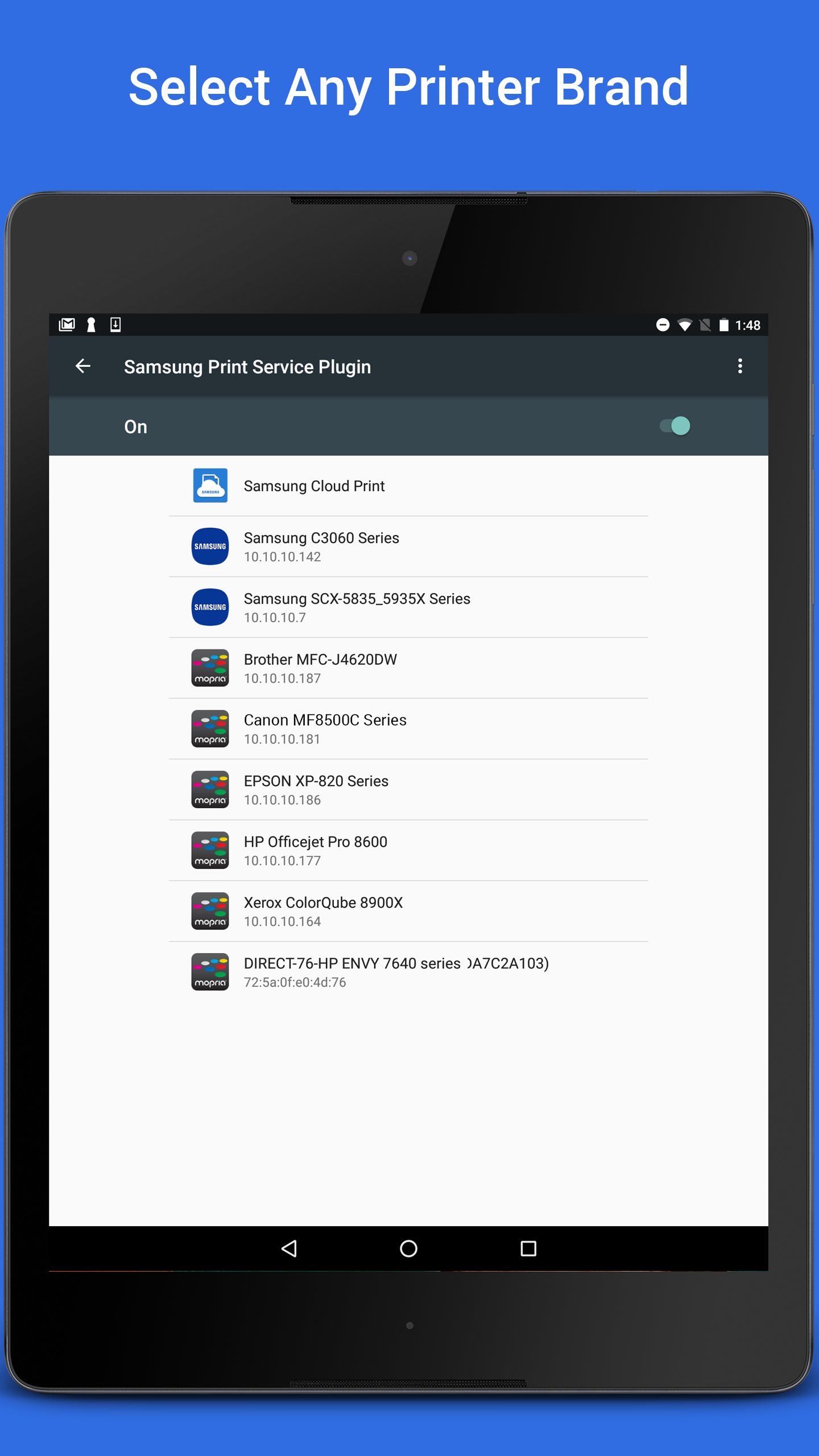 Samsung Print Service Plugin Screenshot5