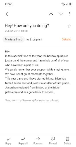 Samsung Email Screenshot1