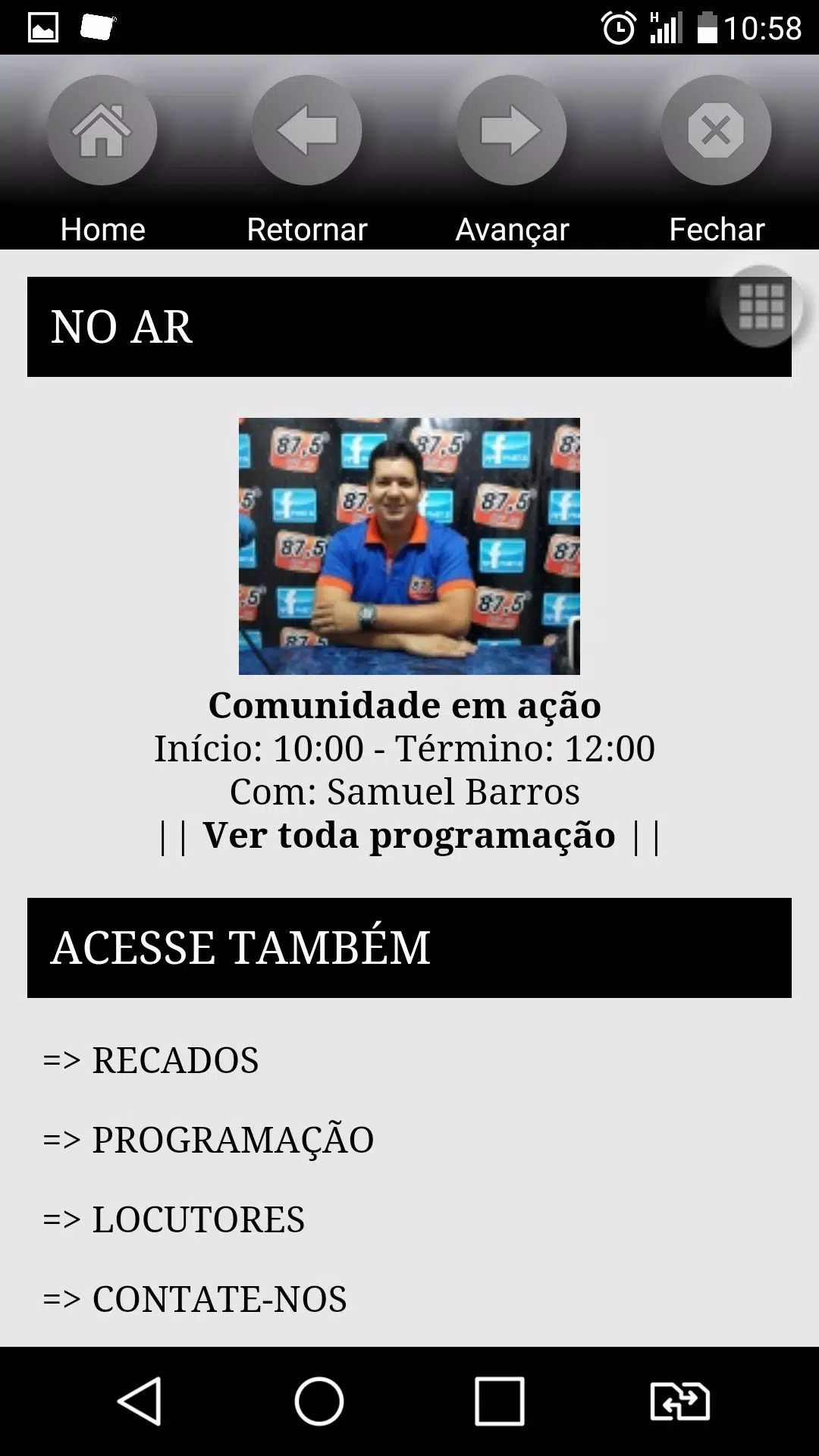 RPF FM 87,5 Screenshot2