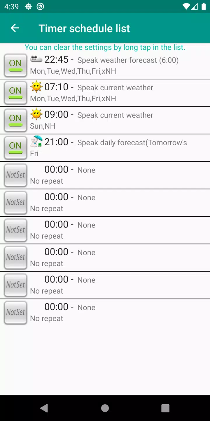VoiceWeather Screenshot5