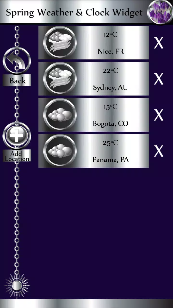Spring Weather & Clock Widget Screenshot7