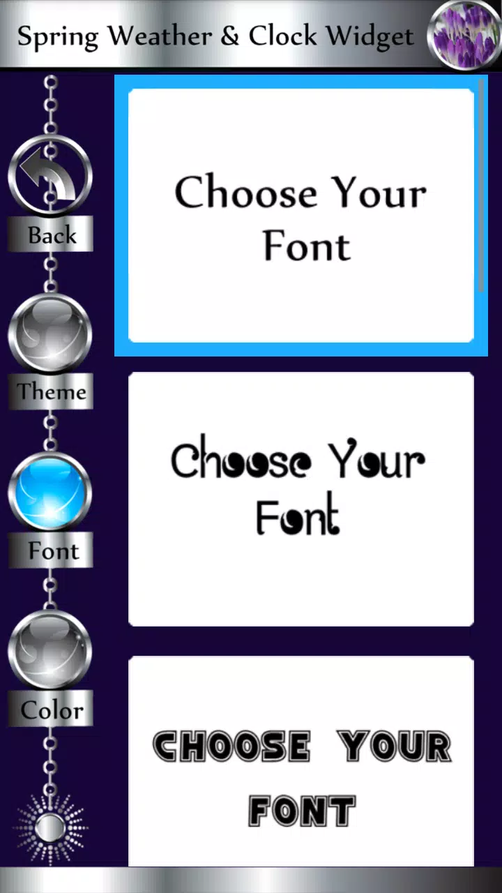 Spring Weather & Clock Widget Screenshot5