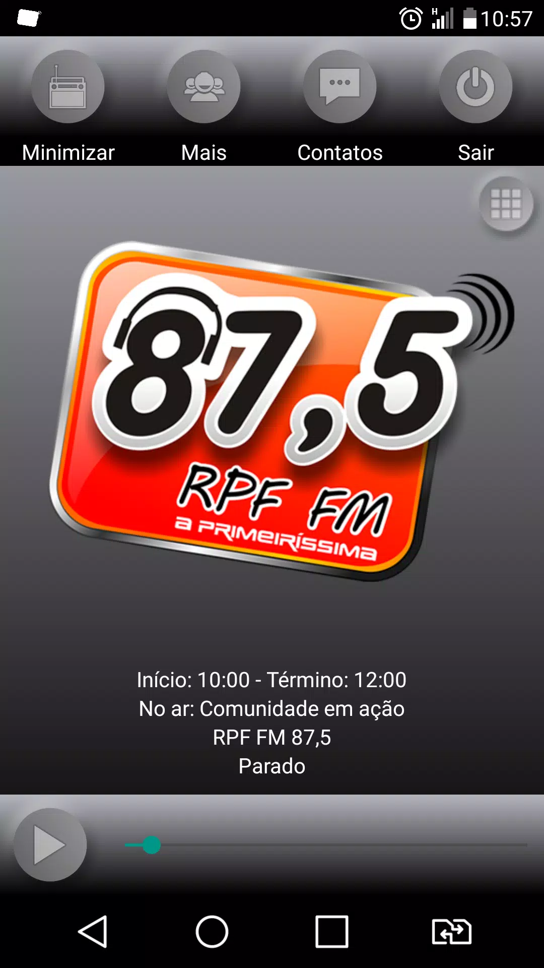 RPF FM 87,5 Screenshot1