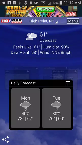 Fox8 Max Weather Screenshot1