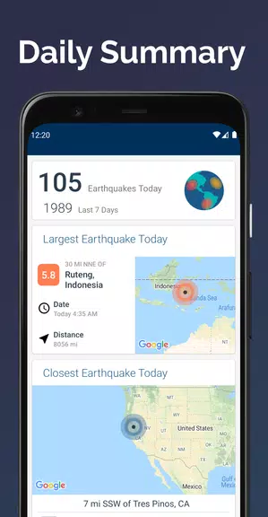 Earthquakes Today Screenshot2
