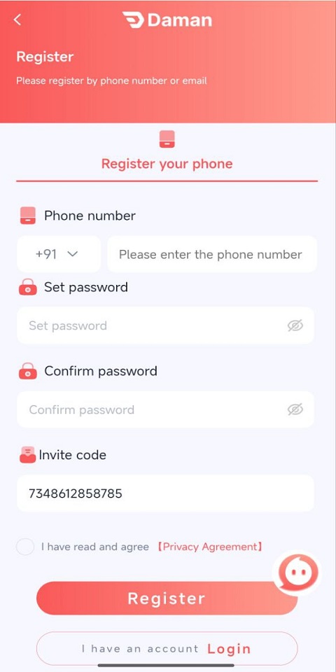 Khelo24 Game Register Screenshot3