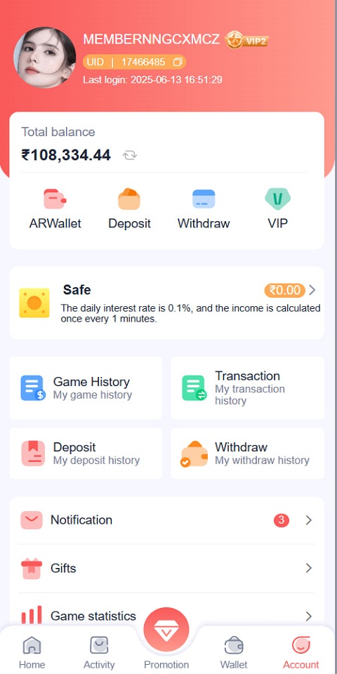 62 Club Game Gift Code Screenshot3