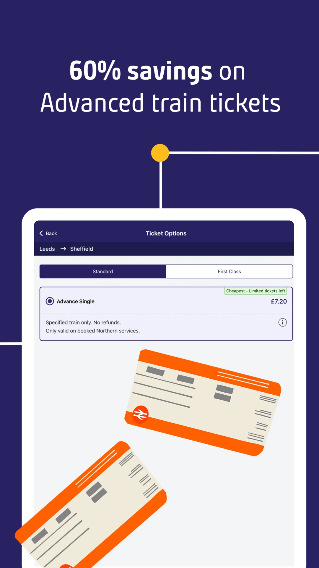 Northern train tickets & times Screenshot10