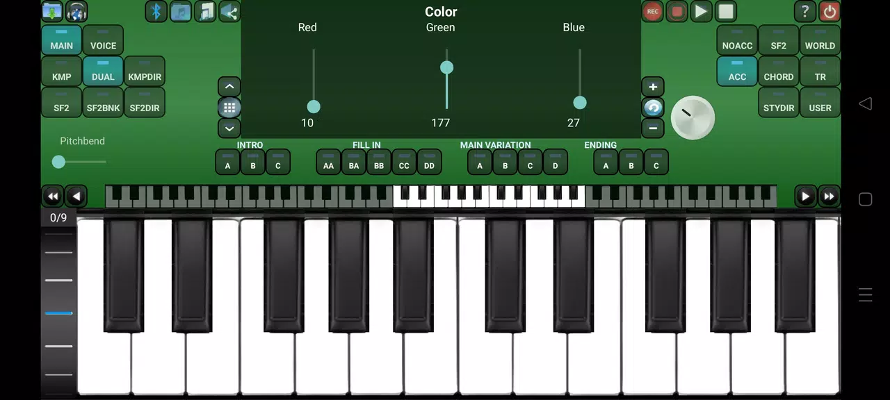 Arranger Keyboard Screenshot3