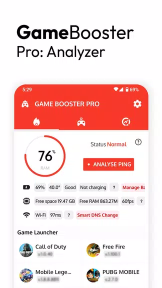 Game Booster Pro: Turbo Mode Screenshot1