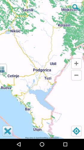Map of Montenegro offline Screenshot1