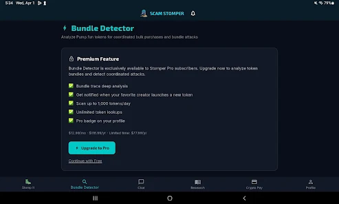 Scam Stomper Token analysis Screenshot5