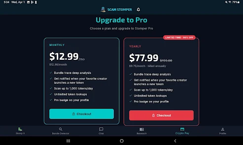 Scam Stomper Token analysis Screenshot7