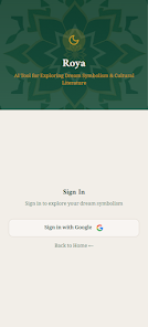 Roya - Dreams Interpreter Screenshot6