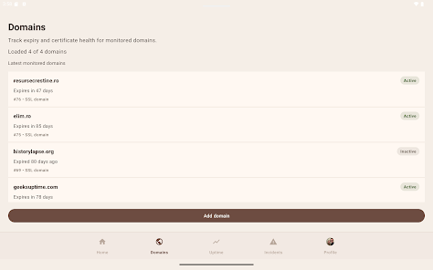 Geeks Uptime Screenshot8
