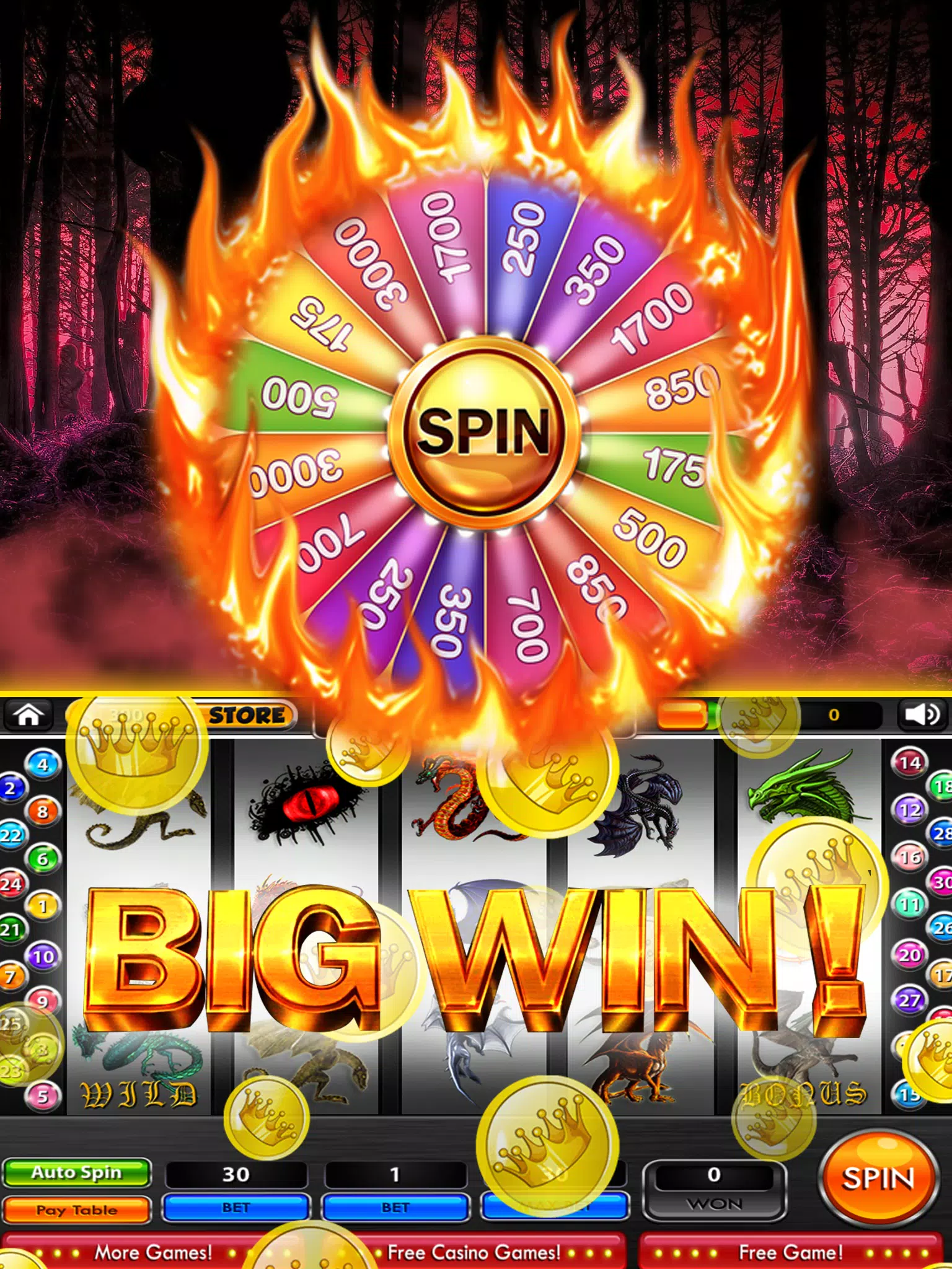 Asian Dragon Slots - Free Screenshot2