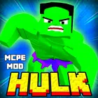 HuIk Mod in MCPE + Incredible Superheroes Skins PE APK