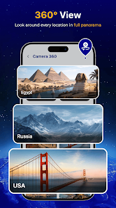 Live Earth 3D Map GPS Camera Screenshot3