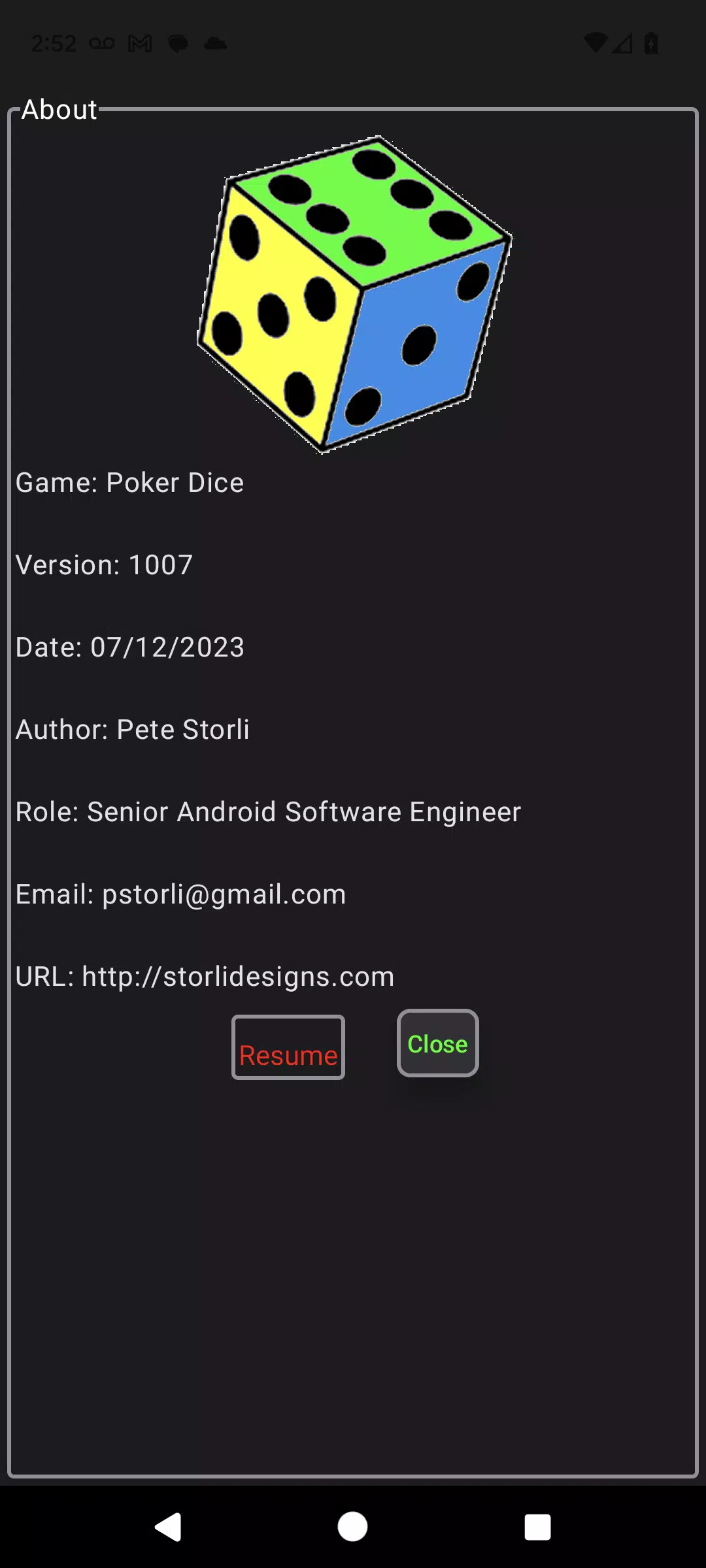Poker Dice Screenshot6