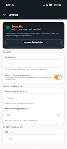 Scout - Profit Calculator Screenshot5
