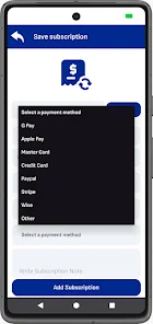 My Subscriptions Tracker Screenshot2