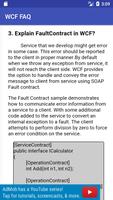 WCF FAQ Screenshot2