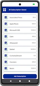 My Subscriptions Tracker Screenshot5