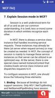 WCF FAQ Screenshot3