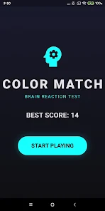 Color Match Brain Reaction Tes Screenshot1