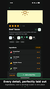 Meal Prep Planner Screenshot2