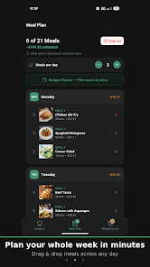 Meal Prep Planner Screenshot3