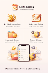 Lena Notes - Simple Notes Screenshot1