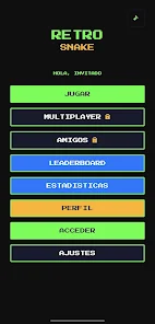 Retro Snake — Pixel Arcade Screenshot1