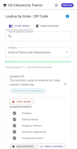 US Citizenship Trainer Screenshot5