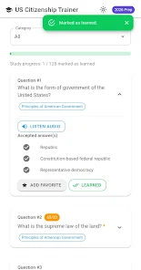 US Citizenship Trainer Screenshot4