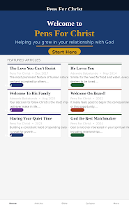 Pens for Christ notebook Screenshot6