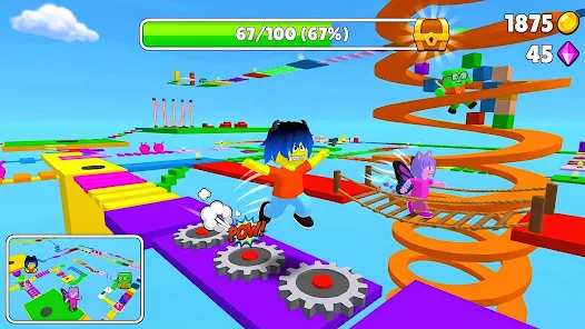 Obby Runner: Parkour Games 3D Screenshot1