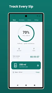 Drink Water Reminder: H2O Log Screenshot2