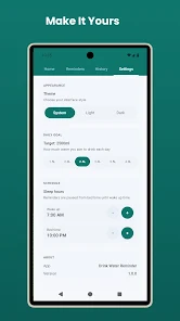 Drink Water Reminder: H2O Log Screenshot6