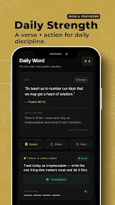 Iron & Proverbs: Bible for Men Screenshot1