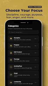 Iron & Proverbs: Bible for Men Screenshot2