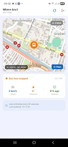 Where AM I – Bus Tracking Screenshot3