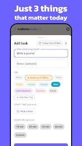meBetter: Goals, Focus, Timer Screenshot6