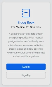 E Log Book For Medical PG's Screenshot1