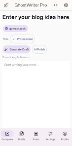 GhostWriter Pro Screenshot1