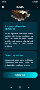 RIASEC TEST Screenshot3