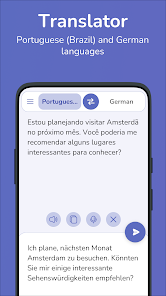 Portuguese-German translator Screenshot1