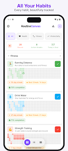 Habit Tracker - RoutineCanvas Screenshot4