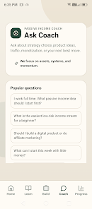 Passive Income Coach Screenshot4