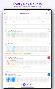 Habit Tracker - RoutineCanvas Screenshot14
